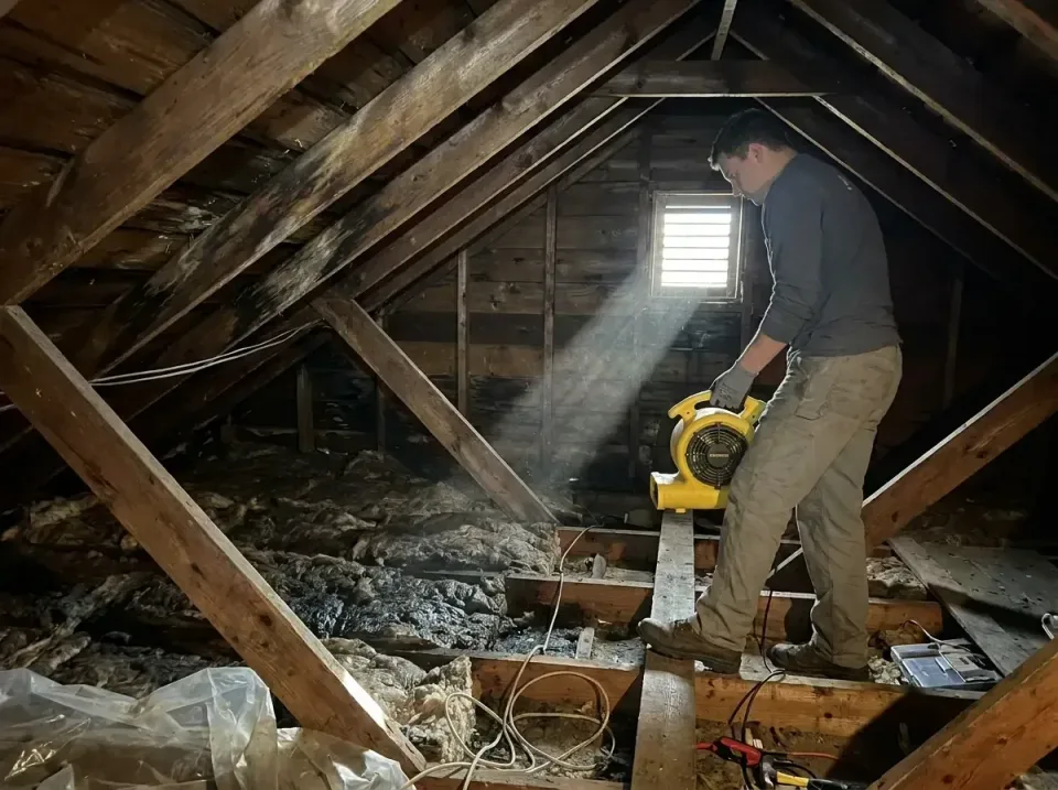 attic-water-damage-drying-proc-007 — frequently asked questions, Emergency Water Extraction & 24/7 Flood Response in Weedpat…